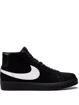 Nike: Чёрные кроссовки  Zoom Blazer