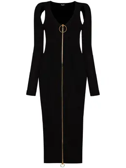 Balmain: Обтягивающее платье 