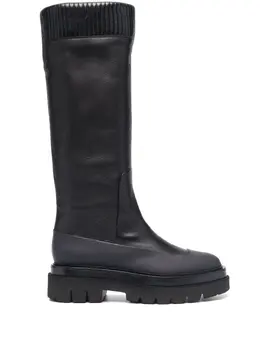 Santoni: Чёрные сапоги 