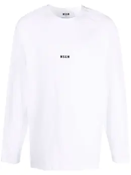 MSGM: Футболка с принтом 