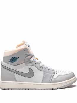 Jordan: Белые кроссовки  Air Jordan 1 Zoom
