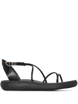 Ancient Greek Sandals: Чёрные сандалии  Anastasia