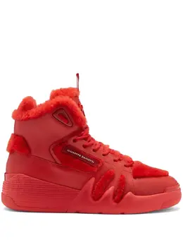 Giuseppe Zanotti: Красные кроссовки  Talon Winter