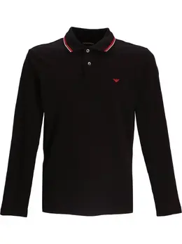 Emporio Armani: Поло с длинным рукавом 