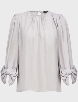 ELISABETTA FRANCHI: Сірі блузки 