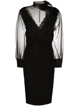 Valentino: Платье с бантом 