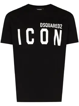 Dsquared2: Футболка  Icon с принтом