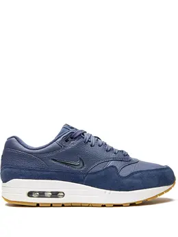 Nike: Голубые кроссовки  Air Max 1 Premium