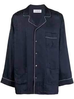 LANVIN: Рубашка с принтом 