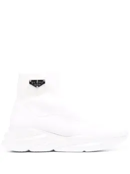 Philipp Plein: Белые кроссовки  Skywalker