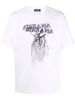 Raf Simons: Футболка с принтом 