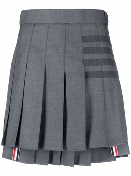 Thom Browne: Плиссированная юбка  4-Bar
