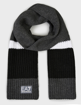 EA7 EMPORIO ARMANI: Сірі шарфи 