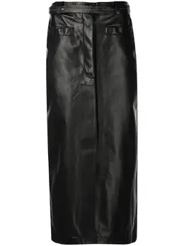 Proenza Schouler: Кожаная юбка 