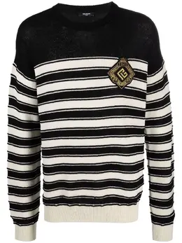 Balmain: Трикотажный свитер 