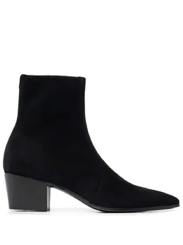 Saint Laurent: Чёрные ботинки  Vassili