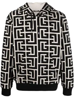 Balmain: Толстовка с принтом 