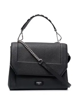 Lancel: Чёрная сумка на руку 