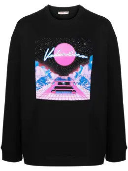 Valentino: Свитшот с принтом 