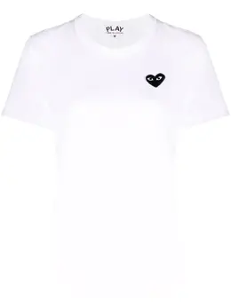 Comme Des Garçons Play: Белая футболка  Heart