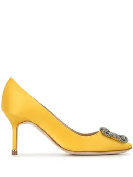 Manolo Blahnik: Жёлтые туфли  Hangisi