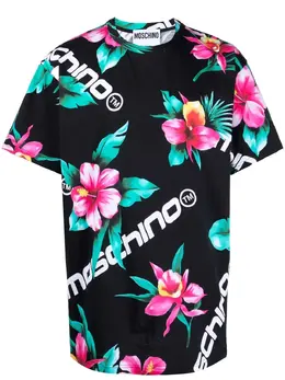 Moschino: Футболка с принтом 