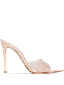 Gianvito Rossi: Прозрачные сабо  Elle