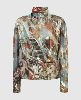 Lanvin: Блуза  Rosenquist с принтом
