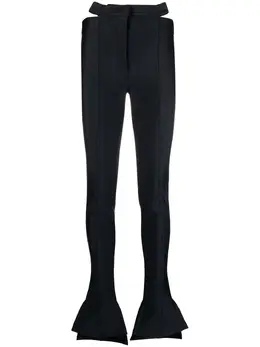 Mugler: Чёрные брюки 