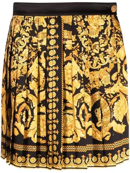 Versace: Плиссированная юбка  Barocco
