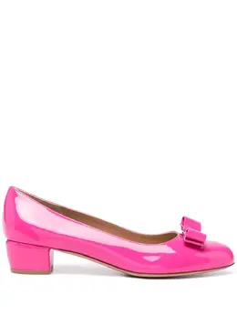 Salvatore Ferragamo: Розовые туфли  Vara Bow