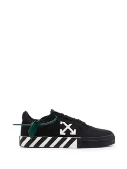 Off-White: Чёрные кроссовки  Vulcanized