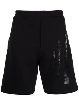 Alexander McQueen: Шорты с принтом 