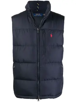 Polo Ralph Lauren: Синий жилет 
