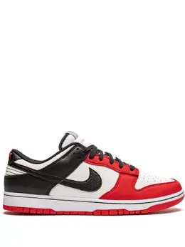 Nike: Чёрные кроссовки  Dunk Low Retro