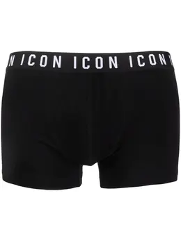 Dsquared2: Чёрные шорты  Boxer