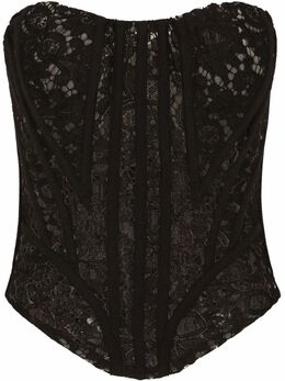 Dolce & Gabbana: Кружевное топ 