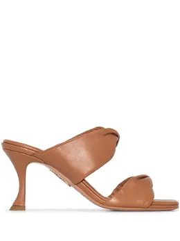 Aquazzura: Коричневые сабо 