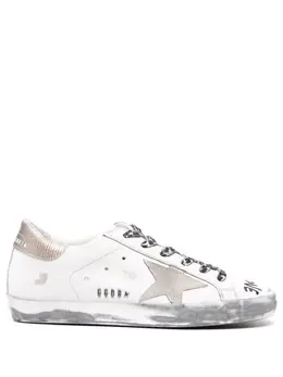 Golden Goose: Белые кроссовки  Super Star