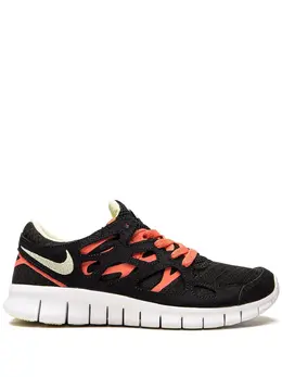Nike: Чёрные кроссовки  Free Run 2