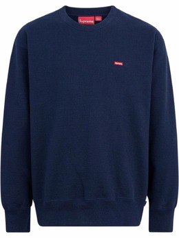 Supreme: Синий свитшот  Box Logo