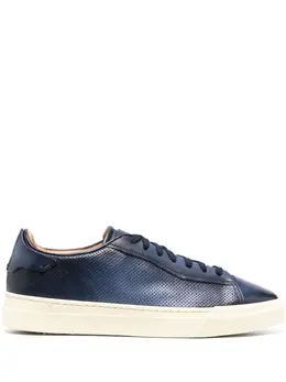 Santoni: Синие кроссовки 