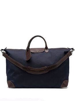 Longchamp: Синяя дорожная сумка 
