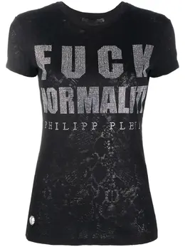 Philipp Plein: Футболка  Crystal со стразами