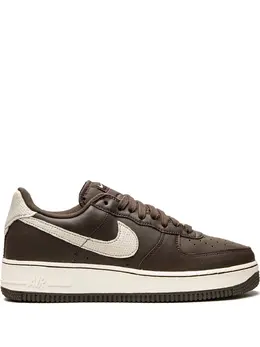 Nike: Тёмные кроссовки  Air Force 1