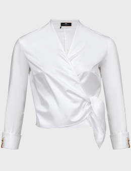 ELISABETTA FRANCHI: Білі блузки 