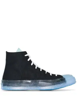 Converse: Чёрные кроссовки  Renew Chuck 70
