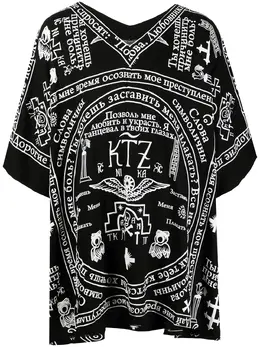 KTZ: Рубашка с принтом 