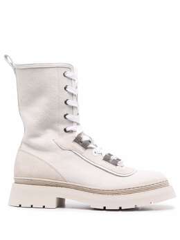 Brunello Cucinelli: Белые ботинки 
