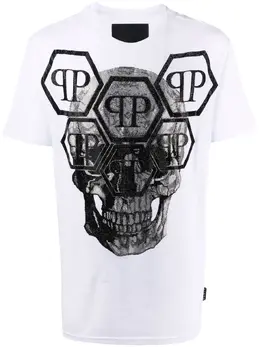 Philipp Plein: Футболка  Crystal со стразами
